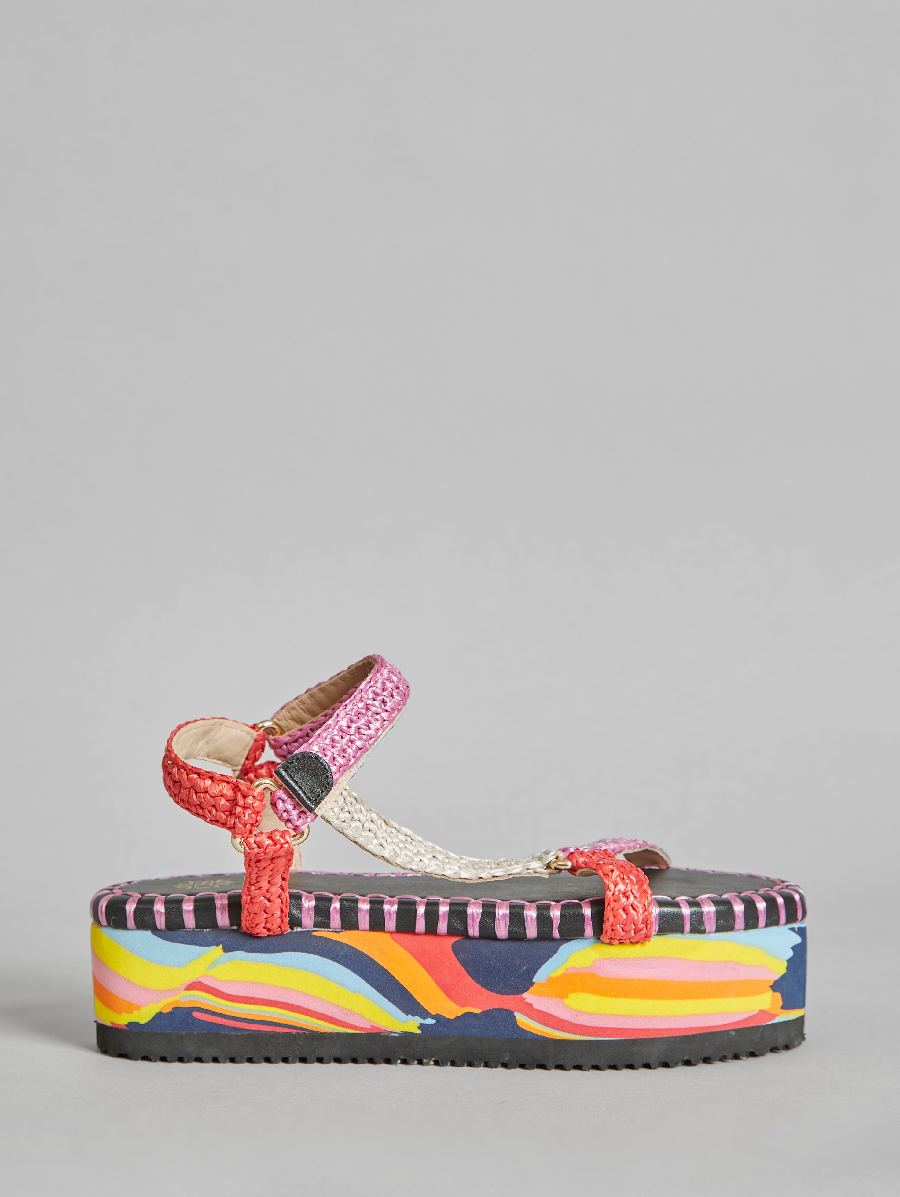 Hetre Alresford Hampshire SHOE Store De Siena Violet Multicoloured Kenya Sandal
