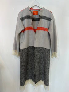 Hetre Alresford Hampshire Clothes Store La Gazelle Grey Long Coat