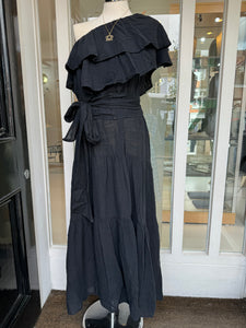 Hetre Alresford Hampshire Clothes Store Pearl & Caviar Black Frill Dress