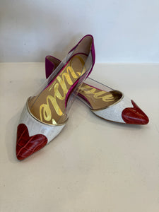 Hetre Alresford Hampshire shoe store Cuple Perspex Heart Pump