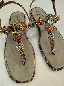 Hetre Alresford Hampshire shoe store Cuple Bronze Sparkle Sandal