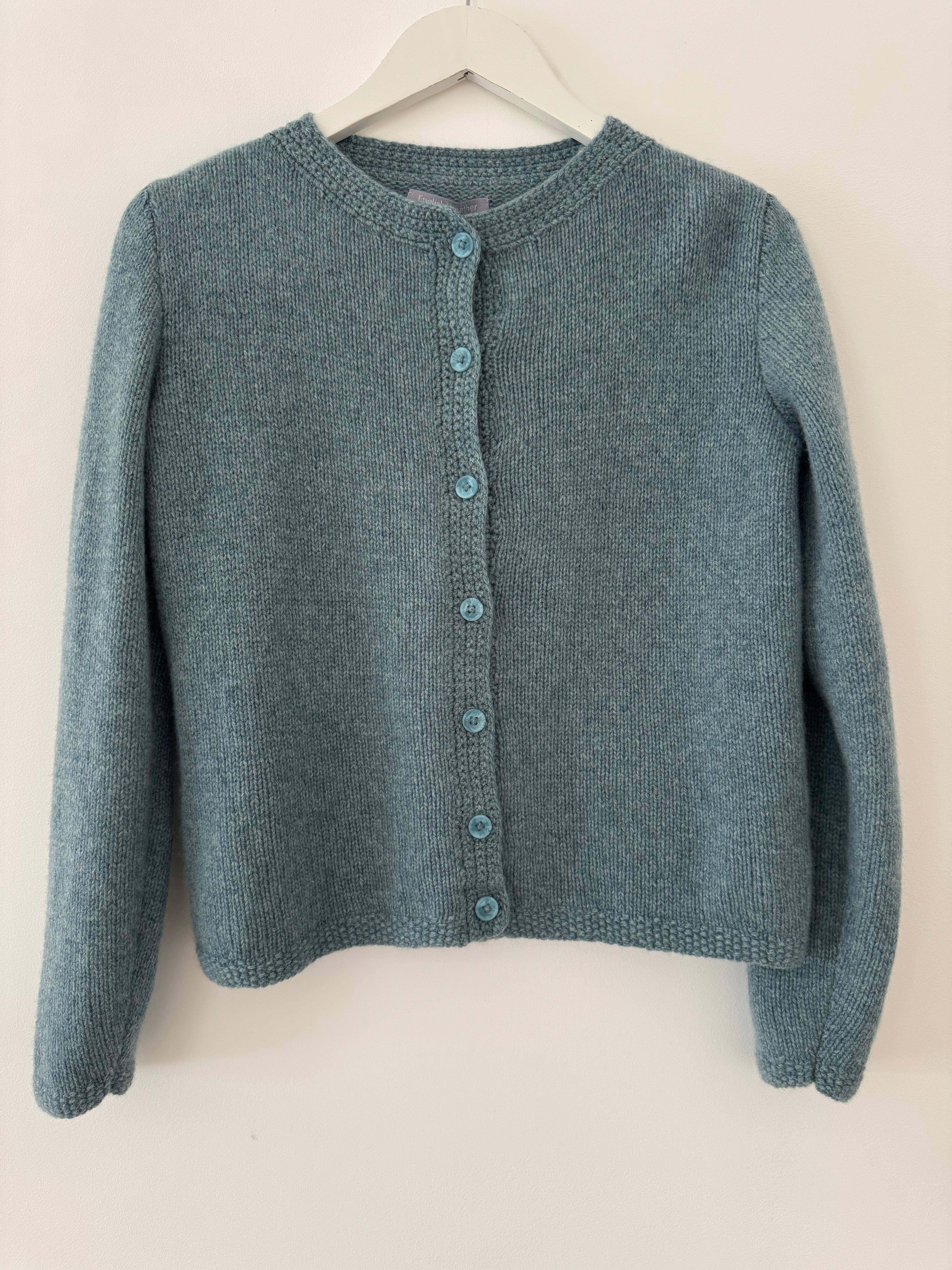 Hetre Alresford Hampshire Onine Store English Weather Seascape Cashmere Cardigan 