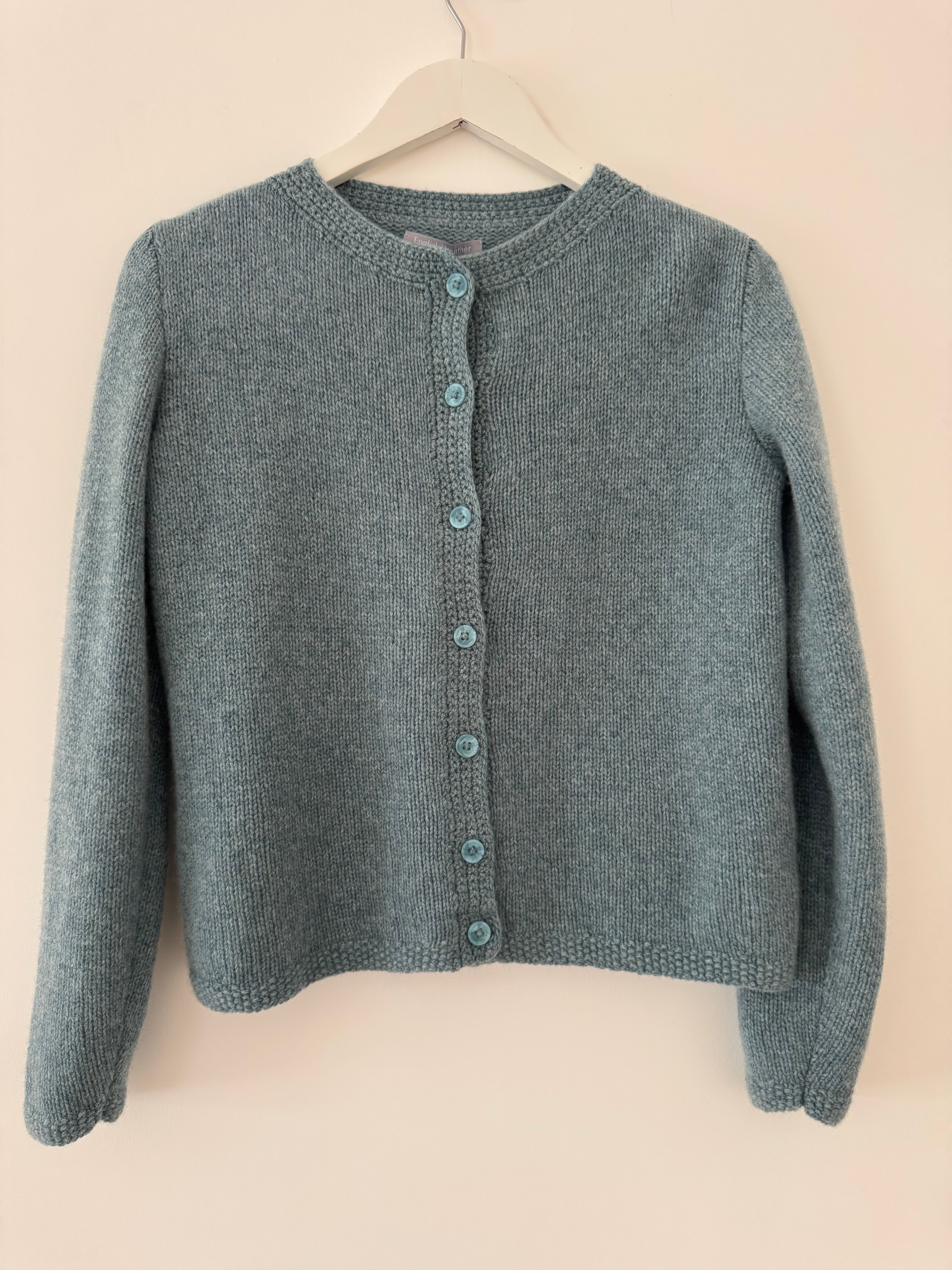 Hetre Alresford Hampshire Onine Store English Weather Seascape Cashmere Cardigan 
