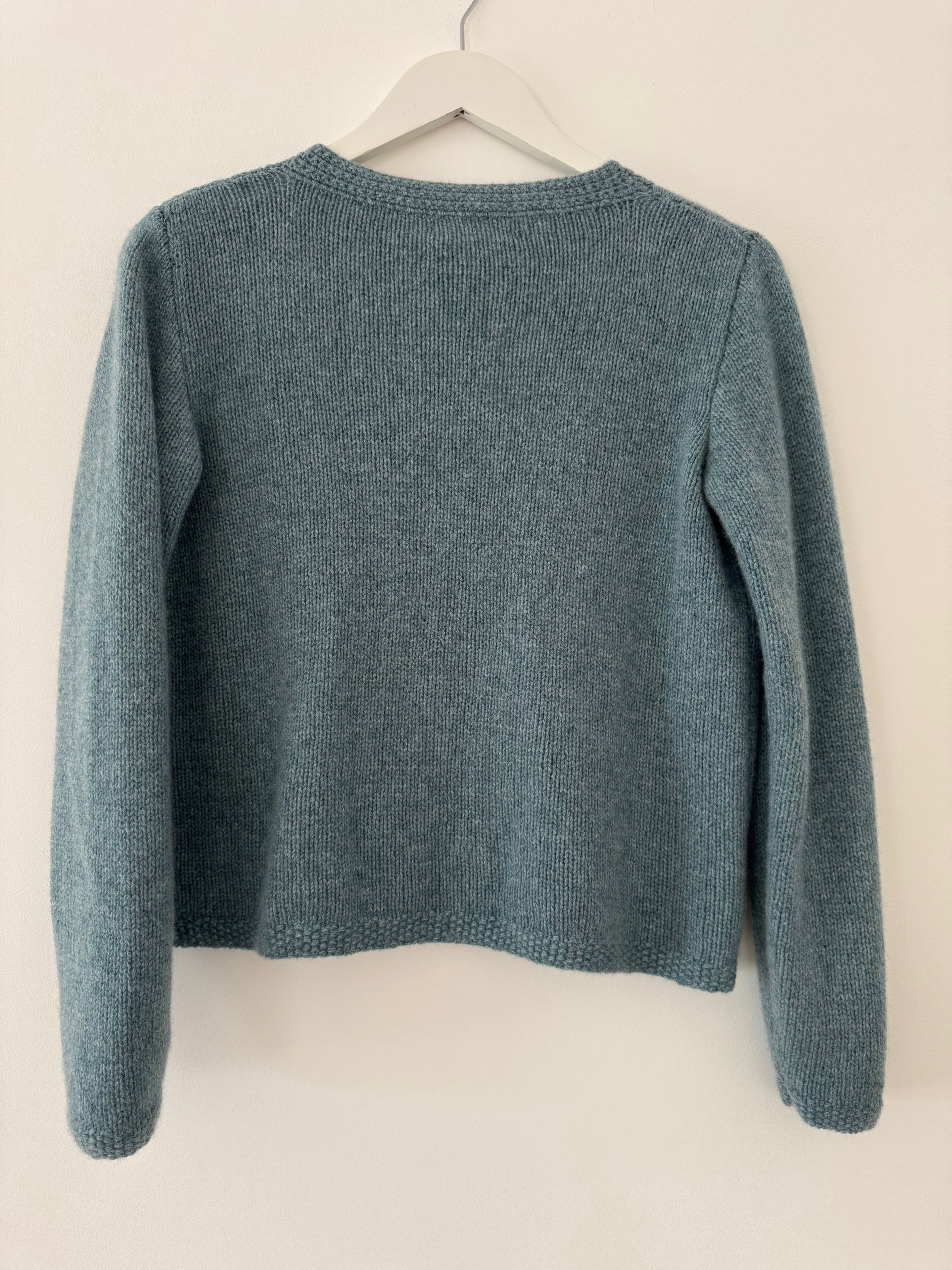 Hetre Alresford Hampshire Onine Store English Weather Seascape Cashmere Cardigan 
