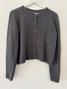 Hetre Alresford Hampshire Onine Store English Weather Grey Cashmere Cardigan 