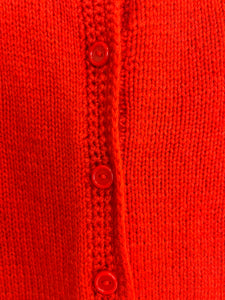 Hetre Alresford Hampshire Clothes Store English Weather Orkney Red Cardigan
