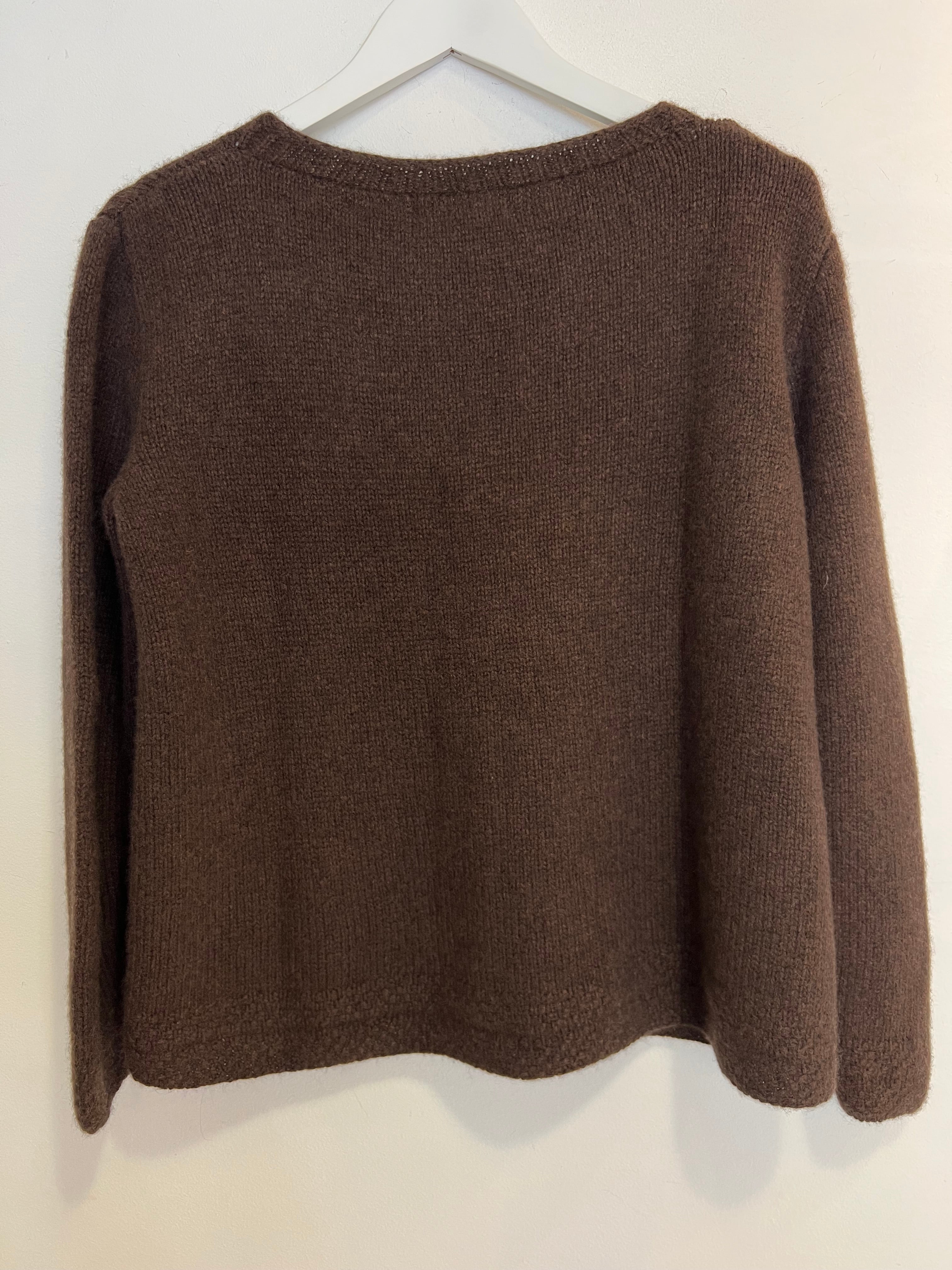 Hetre Alresford Hampshire Clothes Store English Weather Peat Guernsey Sweater  