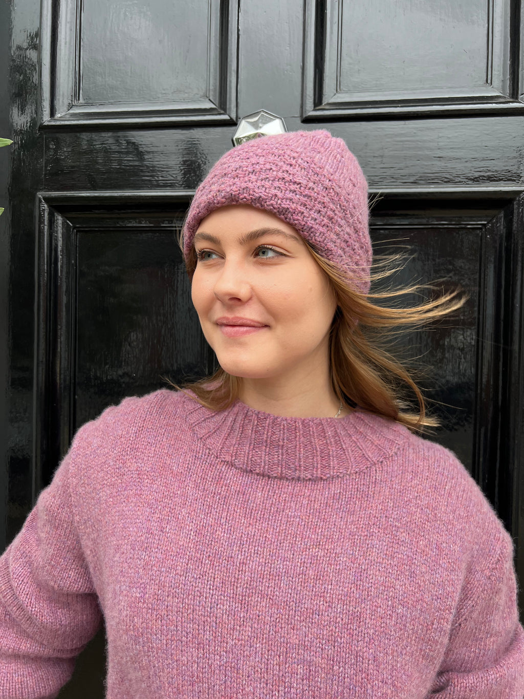 Hetre Alresford Hampshire Accessory Store English Weather Heather Moss Beanie