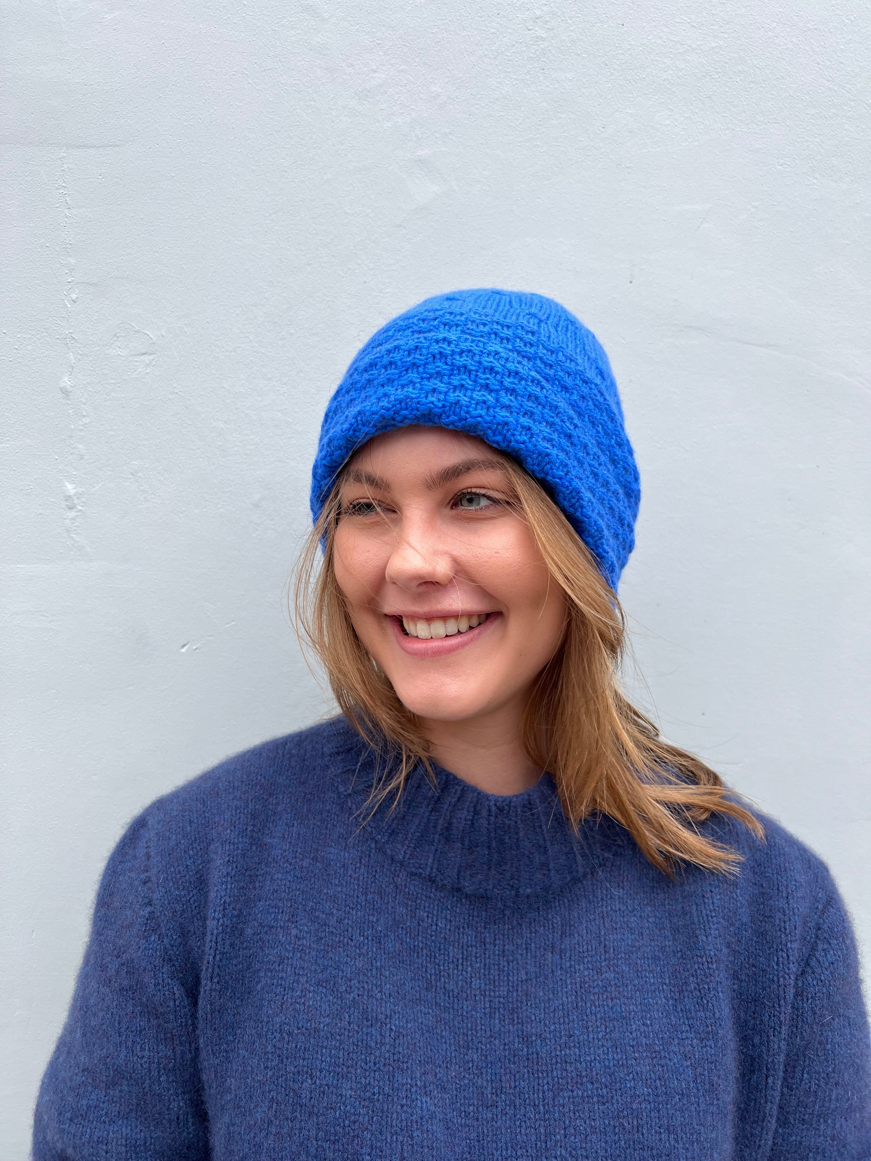 Hetre Alresford Hampshire Accessory Store English Weather Orkney Blue Beanie