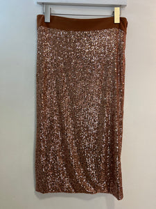 Hetre Alresford Hampshire clothes store N.O.W Bronze Sequin Skirt