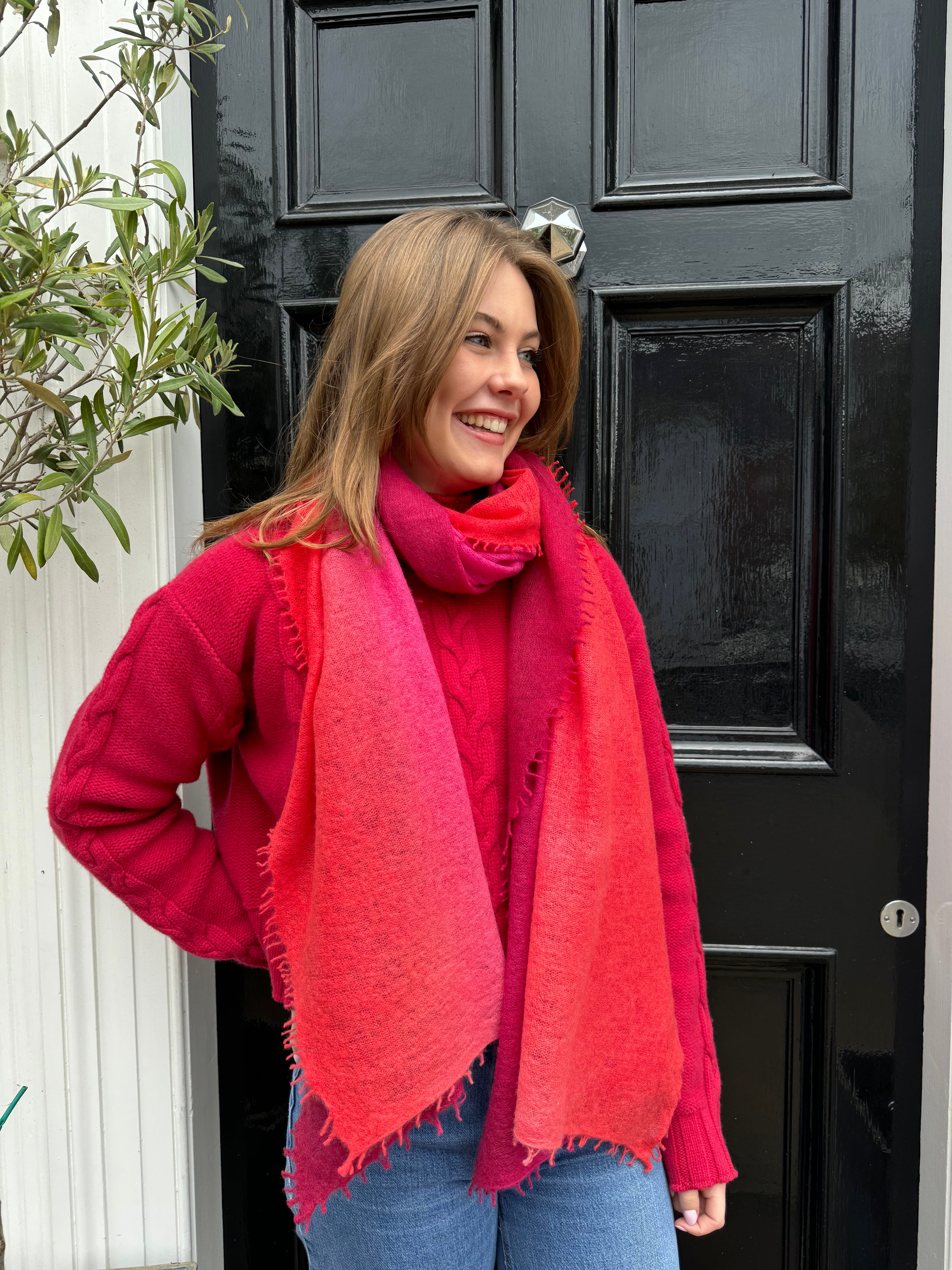 Hetre Alresford Hampshire Accessory Store Mouleta Cashmere Sunset Scarf