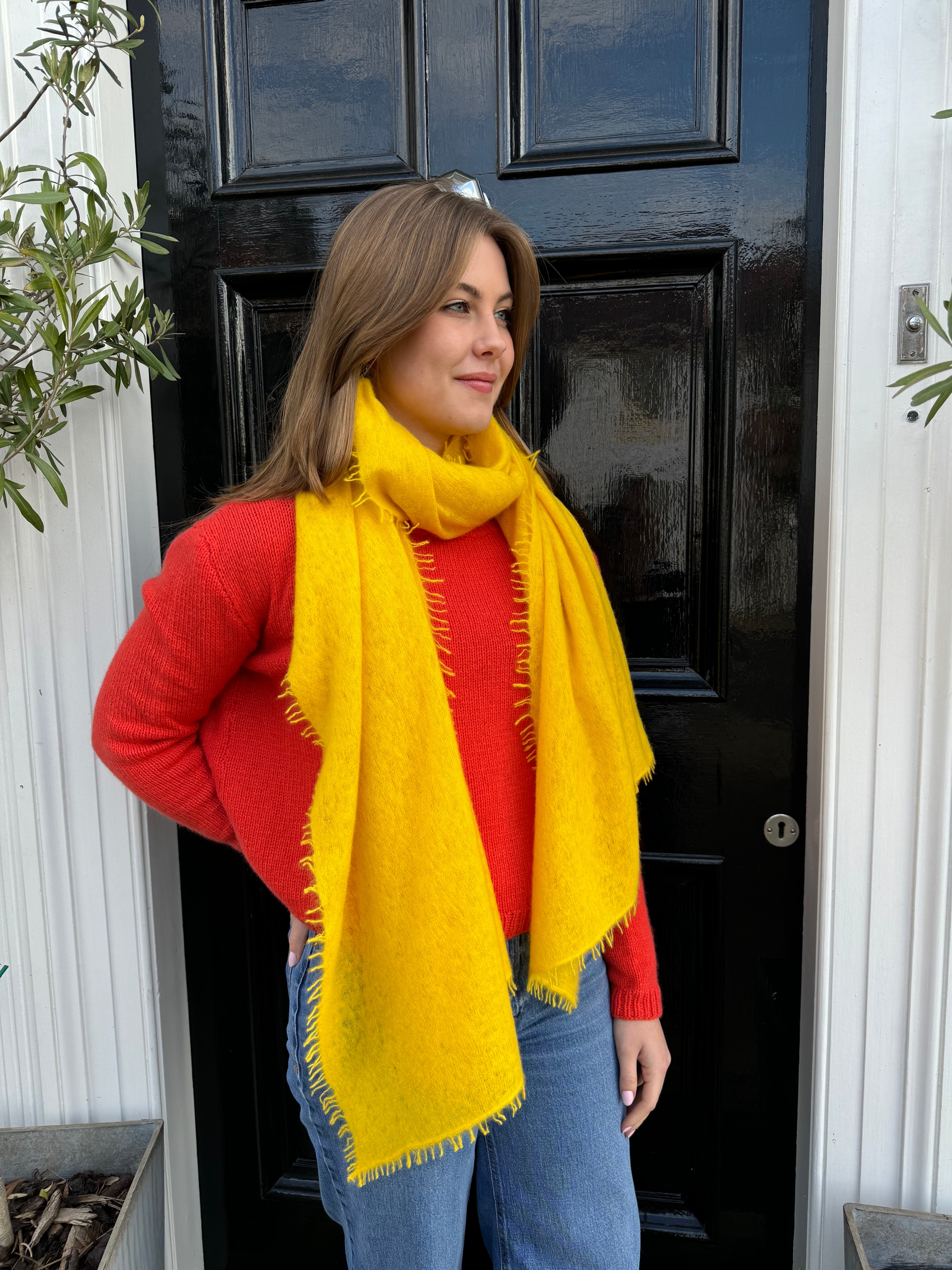 Hetre Alresford Hampshire Accessory Store Mouleta Sunshine Cashmere Scarf