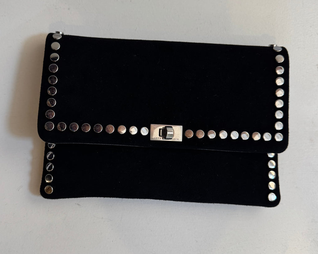 Hetre Alresford Hampshire Accessory Store Anya Hindmarch Black Studs Valorie Clutch