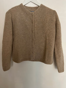 Hetre Alresford Hampshire Clothes Store English Weather Oatmeal Cashmere Cardigan