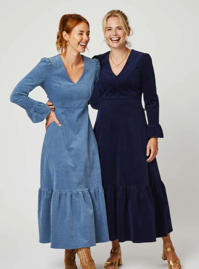 Hetre Alresford Hampshire Clothes Store Aspiga Atlantic Blue Victoria Dress  