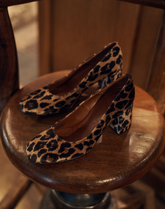 Hetre Alresford Hampshire Shoe Store Penelope Chilvers Leopard gamine Velvet Shoe