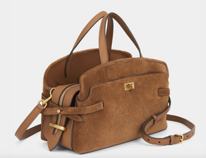 Hetre Alresford Hampshire Accessory Store Anya Hindmarch Pecan Suede Small Wilson