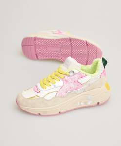 Hetre Alresford Hampshire Shoe Store Serafini Pink Sand White Malibu Sneaker