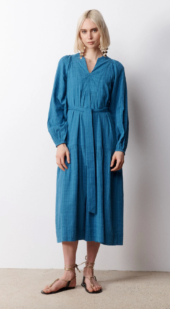 Hetre Alresford Hampshire Clothes Store Stella Forest Indigo Blue Dress 