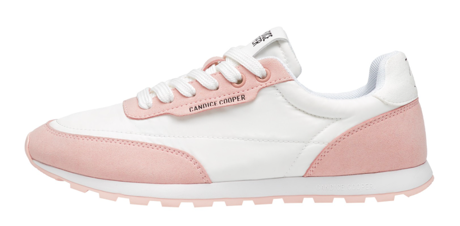 Hetre Alresford Hampshire Shoe Store Candice Cooper Rose White Plume Sneaker 