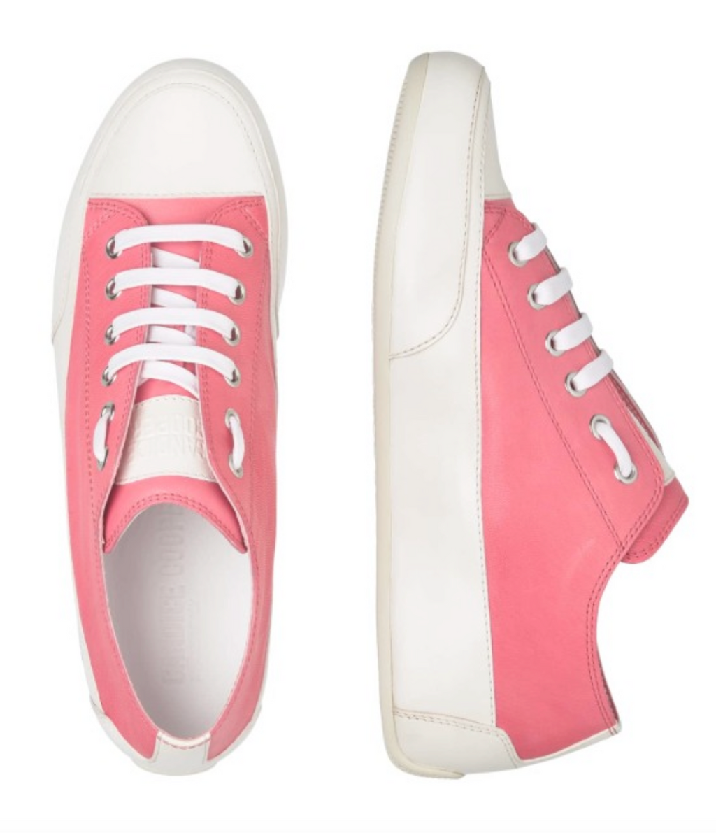 Hetre Alresford Hampshire Shoe Store Candice Cooper Coral Buffed Leather Sneaker