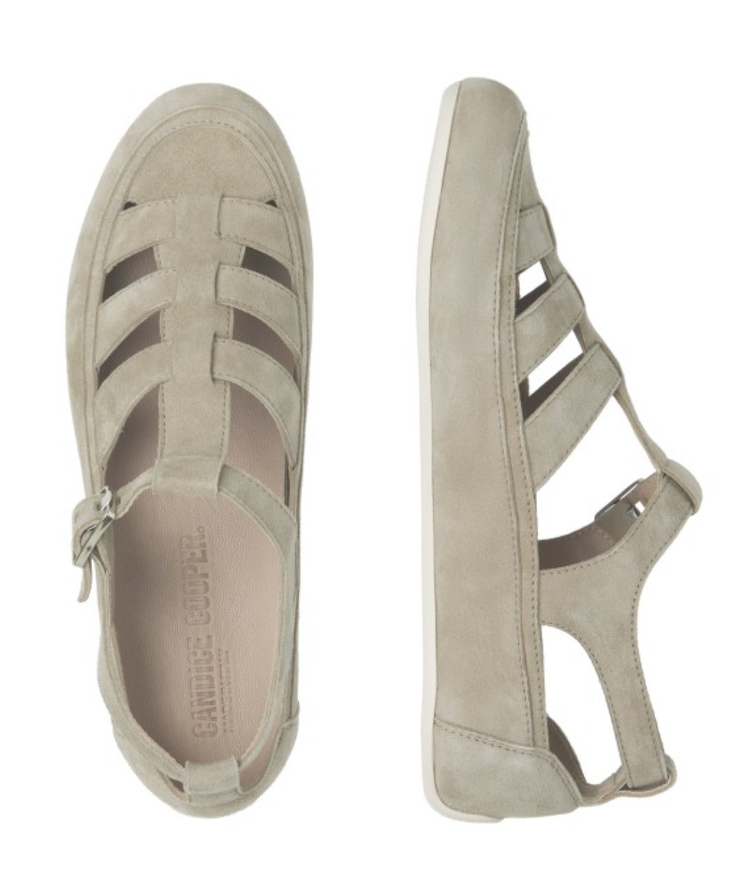 Hetre Alresford Hampshire Shoe Store Candice Cooper Slate Suede T Bar Sandal 