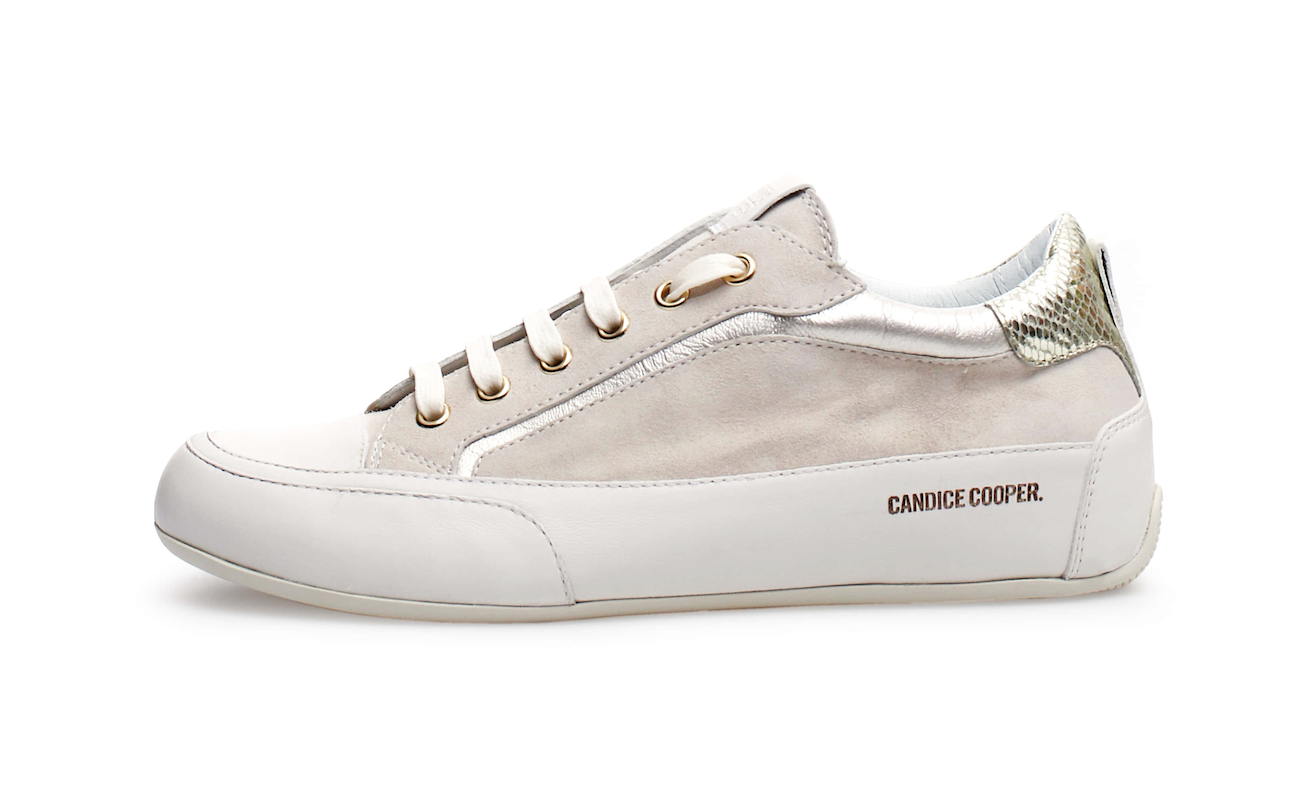 Hetre Alresford Hampshire Shoe Store Candice Cooper Beige Gold Suede Kendo Sneaker