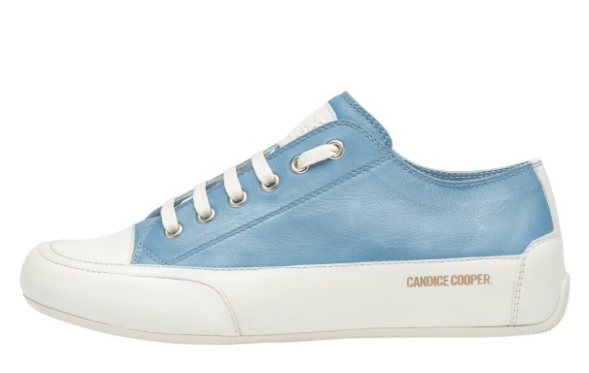 Hetre Alresford Hampshire Shoe Store Candice Cooper Light Blue Buffed Leather Sneaker