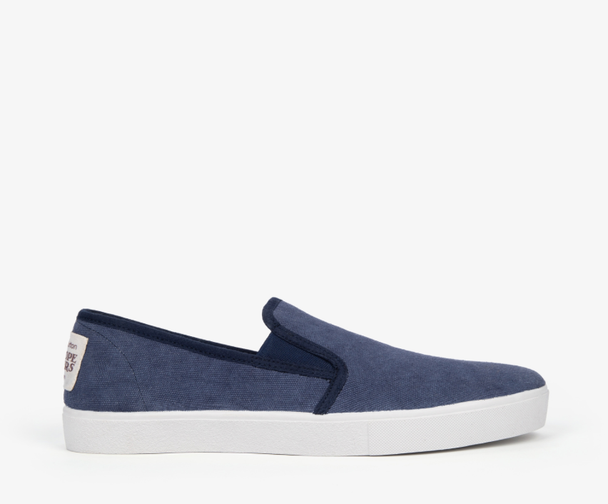 Hetre Alresford Hampshire Shoe Style Penelope Chilvers Navy Heaven Cotton Plimsoll