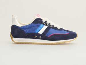 Hetre Alresford Hampshire Shoe Store Serafini Blue Pink Lady D Sneaker