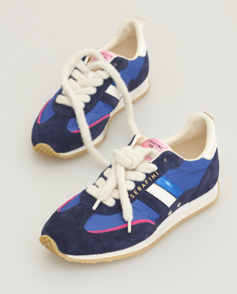 Hetre Alresford Hampshire Shoe Store Serafini Blue Pink Lady D Sneaker