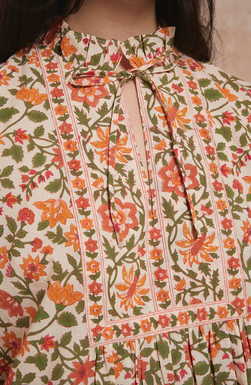 Hetre Alresford Hampshire Clothes Store pink City Prints Maple Jaal Nell Blouse