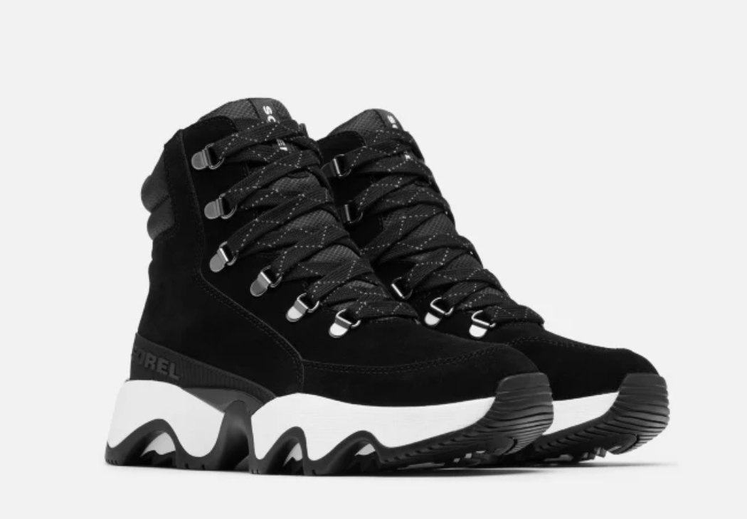 Hetre Alresford Hampshire Shoe Store Sorel Kinetic Impact Black Waterproof Sneaker Boot