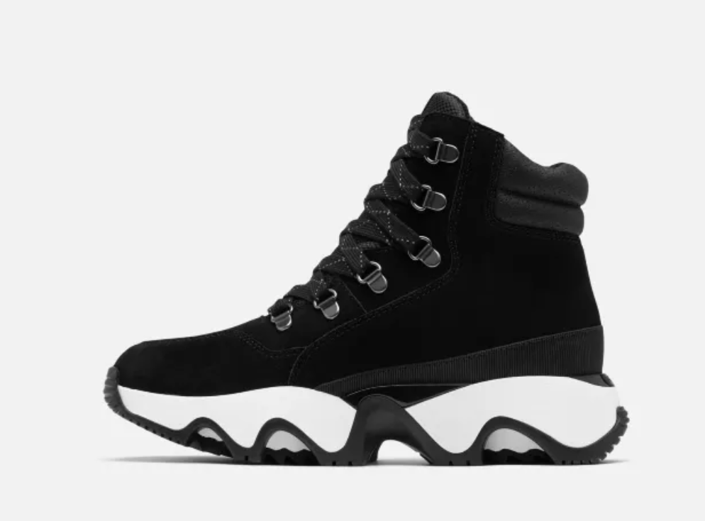 Hetre Alresford Hampshire Shoe Store Sorel Kinetic Impact Black Waterproof Sneaker Boot