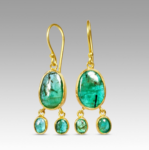 Sophie Theakston Emerald Cascade Drops