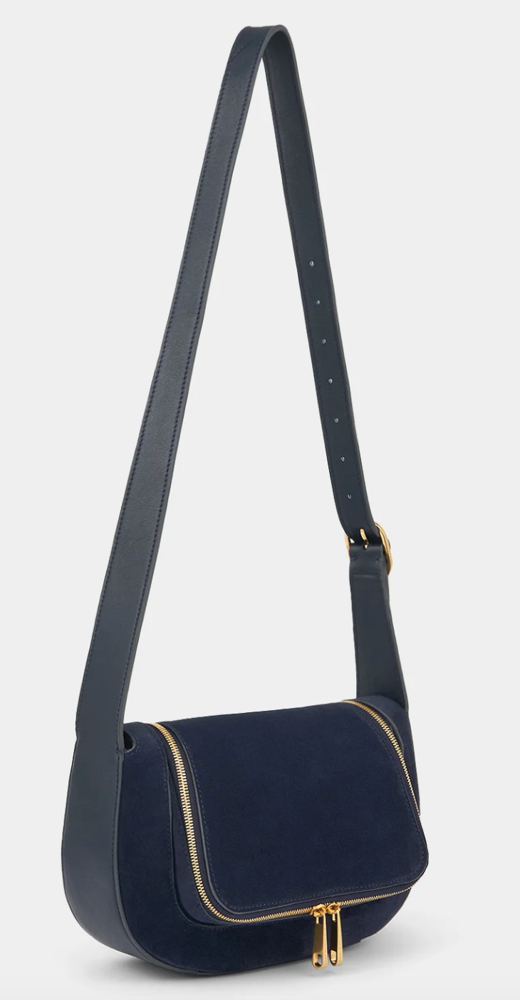 Hetre Alresford Hampshire accessory store Anya Hindmarch Marine Suede Small Vere Crossbody