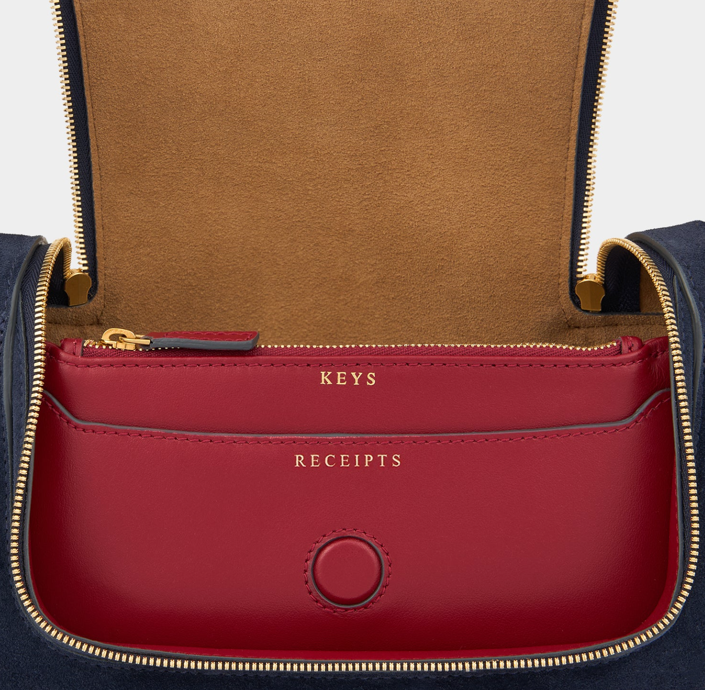 Hetre Alresford Hampshire accessory store Anya Hindmarch Marine Suede Small Vere Crossbody