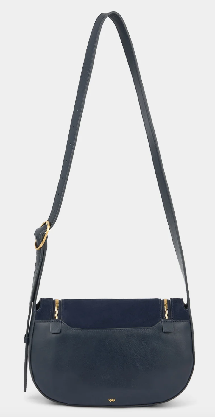 Hetre Alresford Hampshire accessory store Anya Hindmarch Marine Suede Small Vere Crossbody