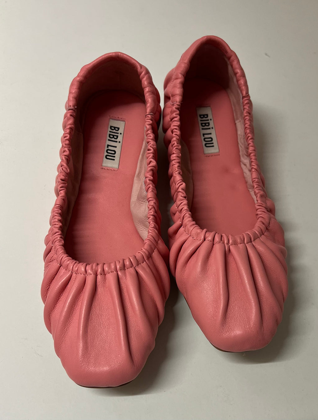 Hetre Alresford Hampshire Shoe Store Bibi Lou Pink Ruched Ballerina