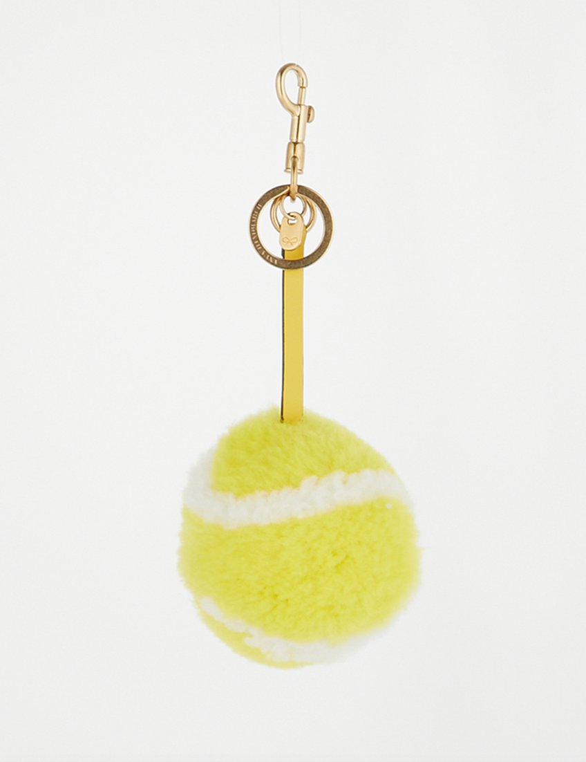 Hetre Alresford Hampshire Boutique Accessory Anya Hindmarch Shearling Tennis Charm