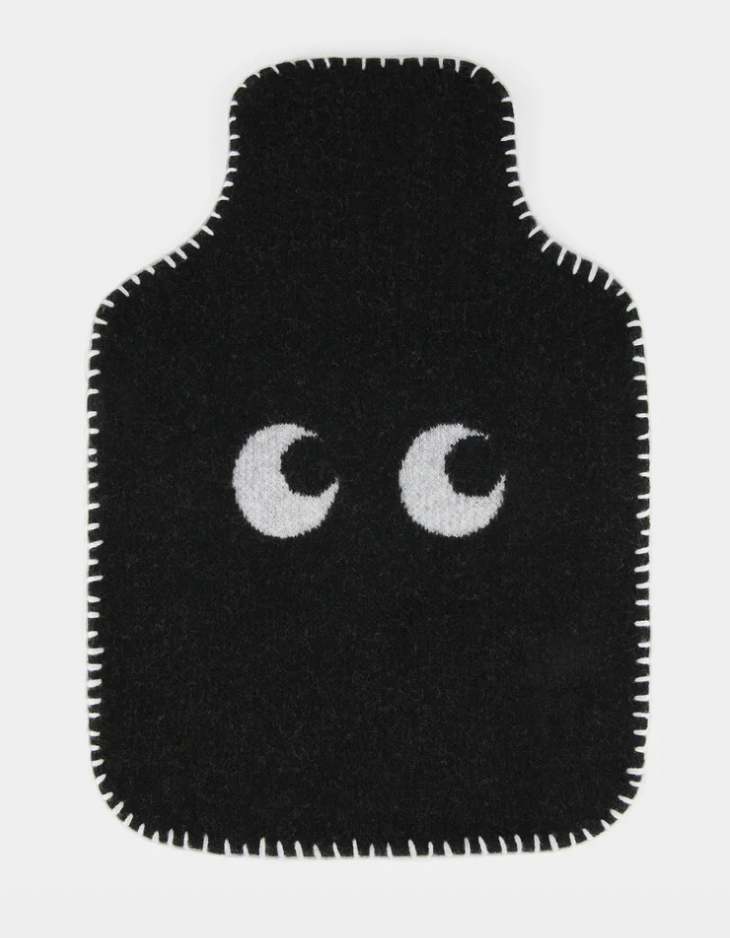 Hetre Alresford Hampshire Accessories Anya Hindmarch Black Eyes Hot Water Bottle Cover