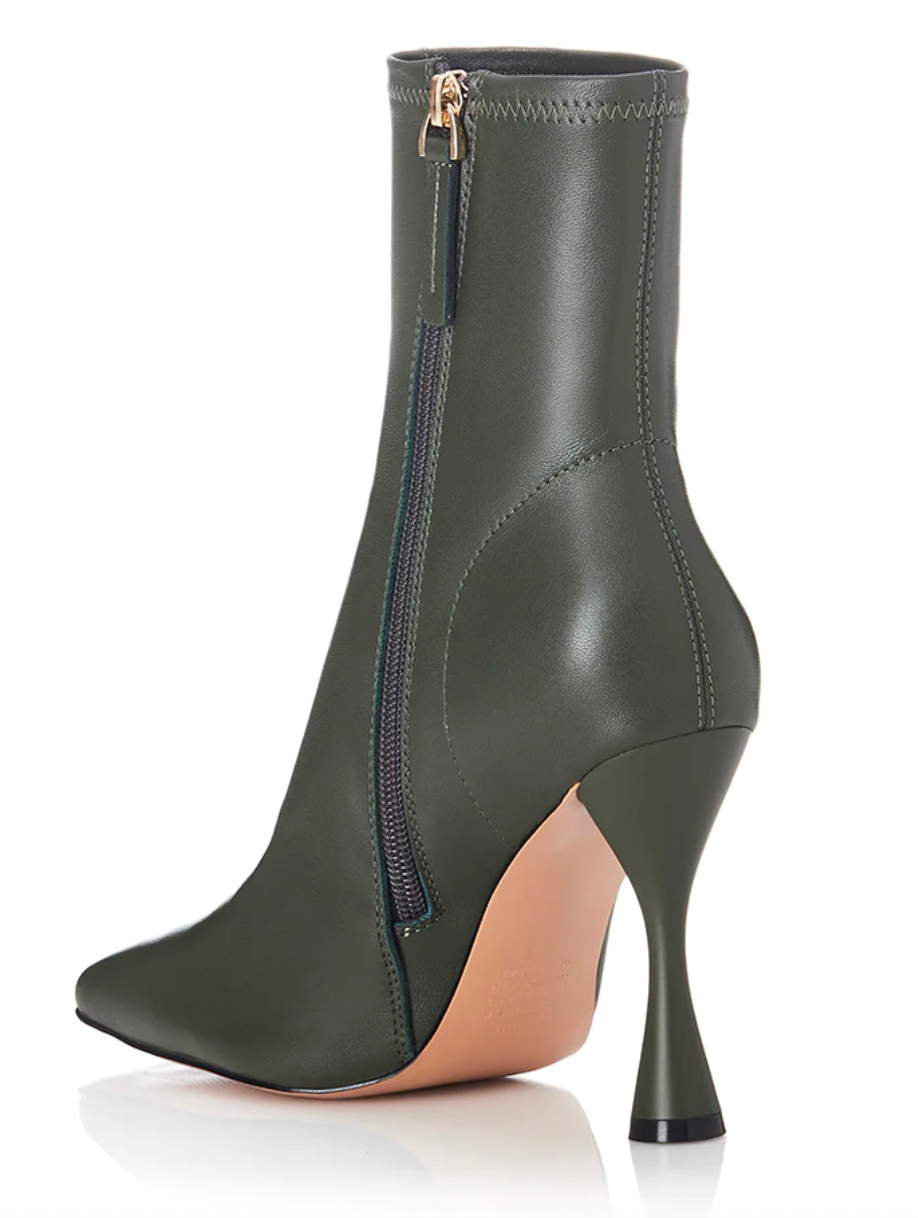 Hetre Alresford Hampshire Shoe Boutique Alias Mae Olive Stretch Leather Meika Ankle Boot  
