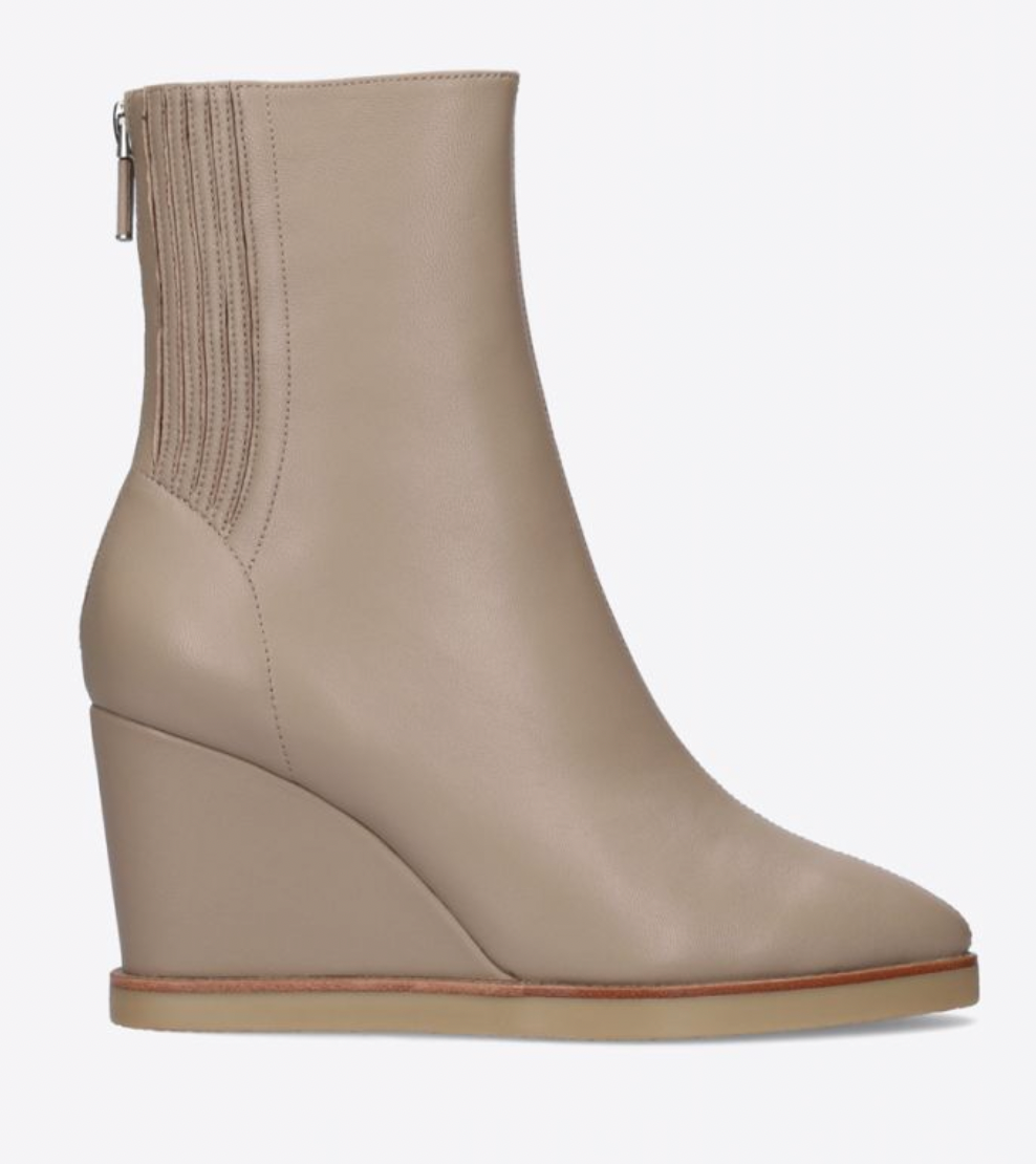 Hetre Alresford Hampshire Shoe Store Lola Cruz Clay Leather Wedge Ankle Boot