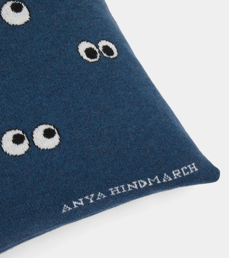 Hetre Alresford Hampshire ANYA HINDMARCH Petrol All Over Eyes Cushion Cover 