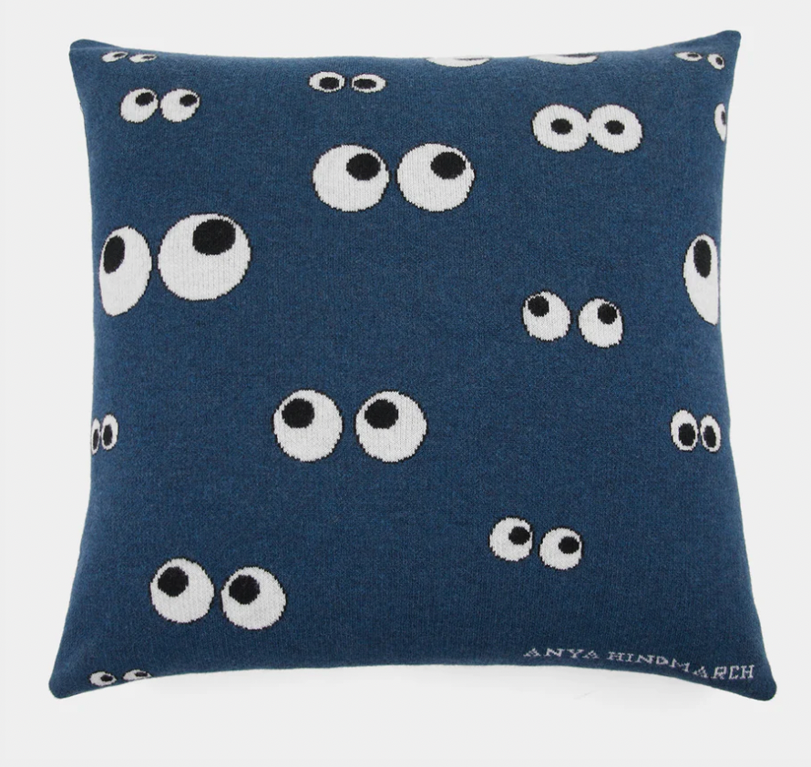 Hetre Alresford Hampshire ANYA HINDMARCH Petrol All Over Eyes Cushion Cover
